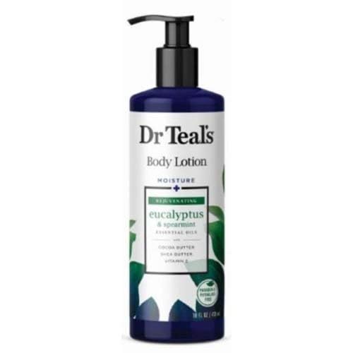 Dr Teal's Body Lotion Moisture Rejuvenating Eucalyptus & Spearmint, 16 fl oz