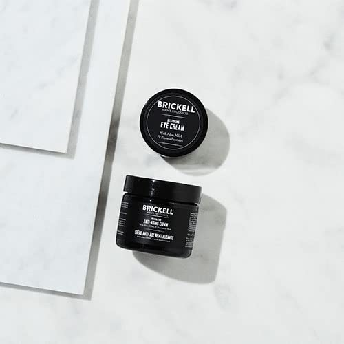 Brickell Men's Ultimate Anti-Aging Routine - Anti-Wrinkle Night Face Cream and Eye Cream to Reduce Puffiness, Wrinkles, Dark Circles, & Under Eye Bags - Natural & Organic