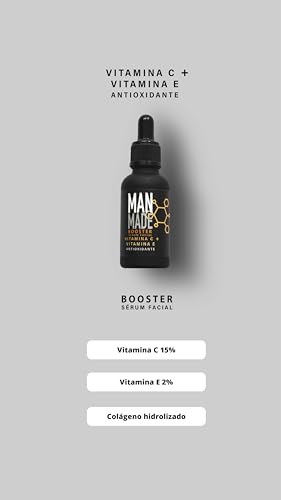 Man Made Booster - Serum Antioxidante: Vitamina C 15% + Vitamina E 2%