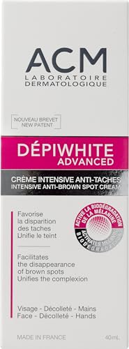 Crema despigmentadora avanzada ACM Depi White - 40 ml - Tratamiento dermatológico para manchas en la piel