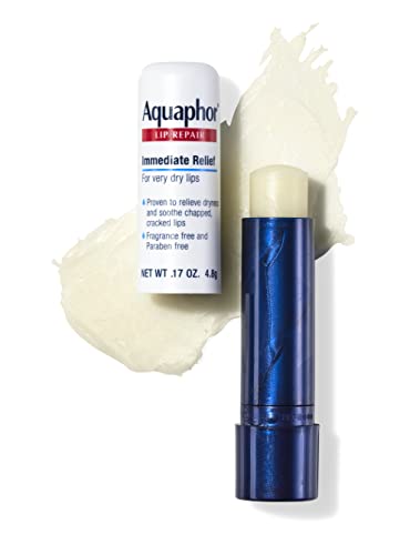 Aquaphor Barra de reparación de labios – Calma los labios secos agrietados – 1.7 onzas (paquete de 4)