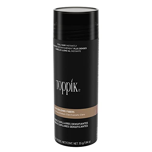 Toppik Fibras Para Dar Volumen Al Cabello, Castaño Claro, 55 g (1.94 oz.)