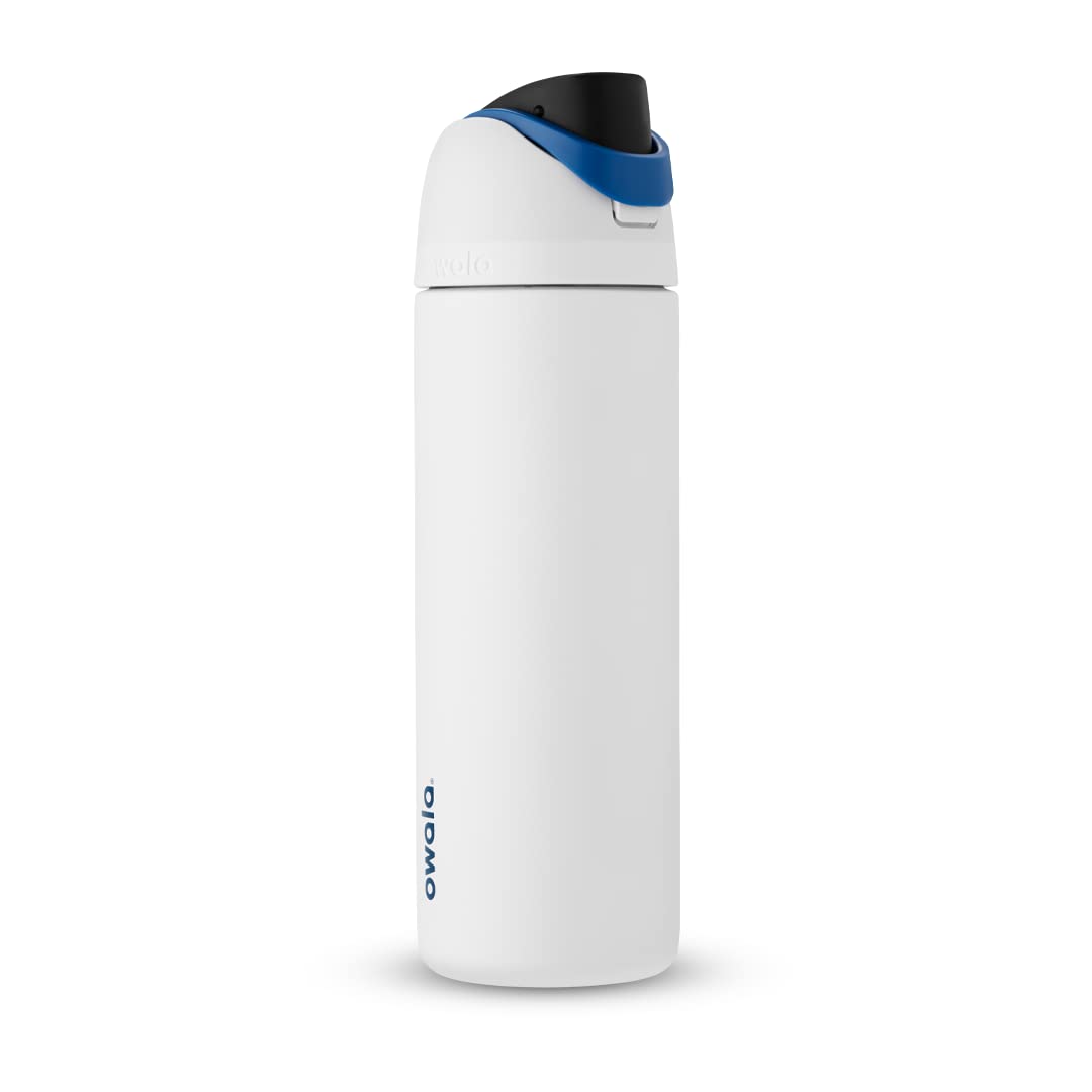 Owala Star Wars FreeSip - Botella de agua aislada de acero inoxidable con popote, botella de agua deportiva sin BPA, ideal para viajes, 24 onzas, Stormtrooper