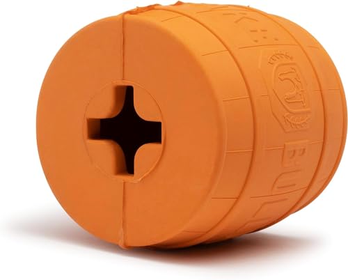 BULLYMAKE - The Keg - Juguete masticable de Goma - Fabricado en Estados Unidos