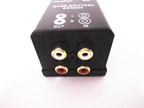 Amplificador de Subwoofer RCA Ajustable Ecualizador Crossover