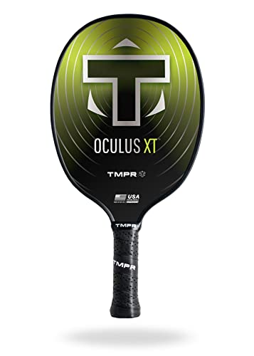 TMPR Sports Oculus XT - Paleta de pickleball, verde, ligera (7.5 - 7.4 onzas)