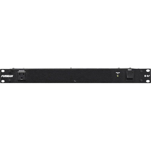 Furman M-8x2 Merit Series 8 Outlet Power Conditioner & Surge Protector with (2) Hosa 18 Gauge Electrical Extension Cable