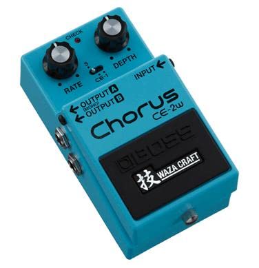 BOSS CE-2W Pedal- Diseñado Para Alto Rendimiento, Azul (CE-2W)