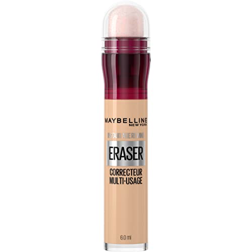 Maybelline Corrector de Maquillaje Instant Age Rewind, Light, 6 g + Super Natural Polvo Compacto Matte, 220 Nat Beige, 12 gr