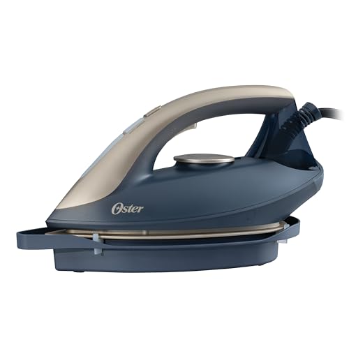 Plancha 2 en 1 con Central de Vapor Oster® con Suela de Cerámica con Partículas de Diamante, Potente y Antiadherente