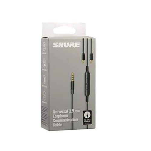 Cable de Comunicación Universal Shure RMCE-UNI para Audífonos con Aislamiento de Sonido SE Desmontables