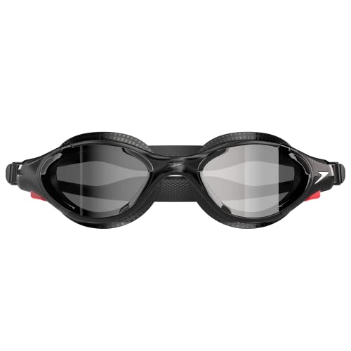 Anteojos de Natación Speedo Unisex Negro Blanco Humo Biofuse 2.0 para Adultos