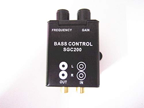 Amplificador de Subwoofer RCA Ajustable Ecualizador Crossover
