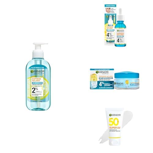 Set de Cuidado Facial Garnier Purificante Anti-imperfecciones con Hidratante Matificante y Protector Solar Facial Toque Seco