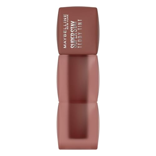 Tinta de Labios Superstay, Teddy Tint de Maybelline New York, Mascara Tear