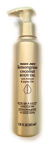 Aceite Corporal Trader Joes Lemongrass Coconut con Almendra y Jojoba 143 ml