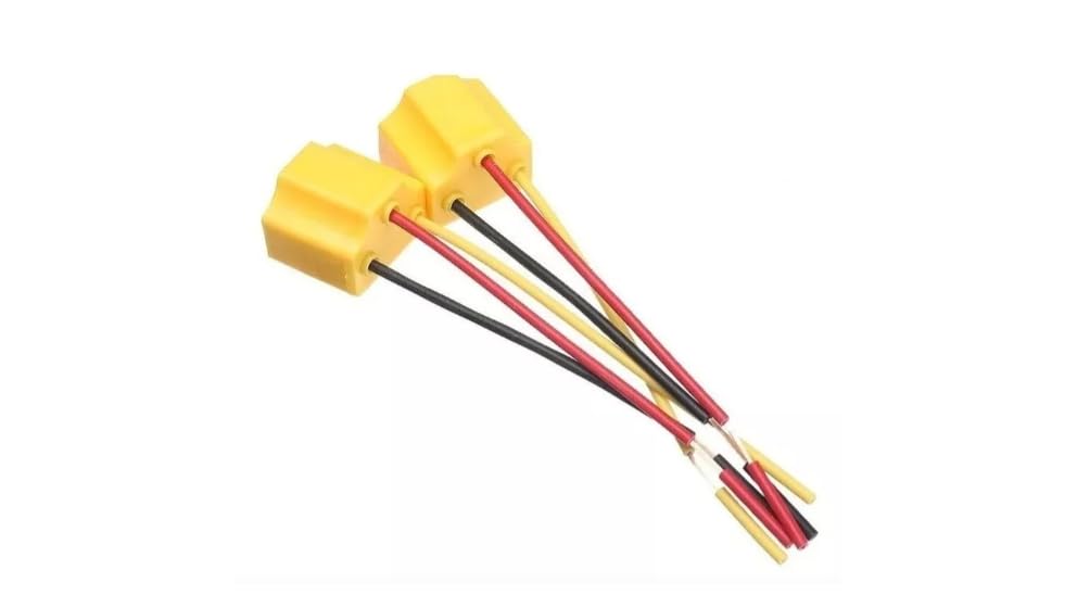 Juego Arnes Conector Foco H4 9003 Ceramica para Auto Moto Led