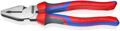 Knipex Alicates combinados de alto apalancamiento de 9 pulgadas, agarre cómodo