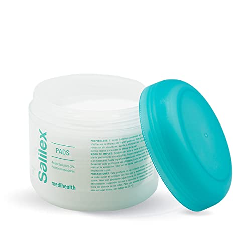 Salilex Pads | Almohadillas dermo-limpiador | libres de jabon | para Piel Grasa | 30 almohadillas