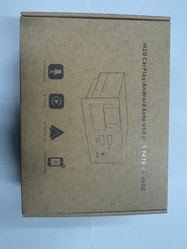 HMYC Mazda Carplay y Android Auto Retrofit Kit, TK78-66-9U0C OEM Media Hub se adapta al sistema MZD Connect, compatible con Mazda 2/3/6/CX3/CX5/CX9/MX5 2014-2019 años (interfaz de carga rápida tipo c)