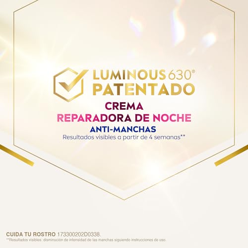 NIVEA Luminous 630 Crema Reparadora Noche | Antienvejecimiento y Luminosidad