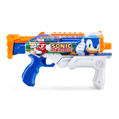 Pistola de Agua XShot Sonic Azul con Llenado Rápido en 1 Segundo