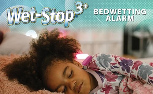 Alarma de Enuresis Wet Stop 3 rosada con Monitor de Cama para Vibraciones y Sonido