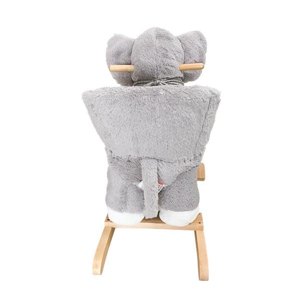 Mecedor Peluche Carestino Elefante Gris