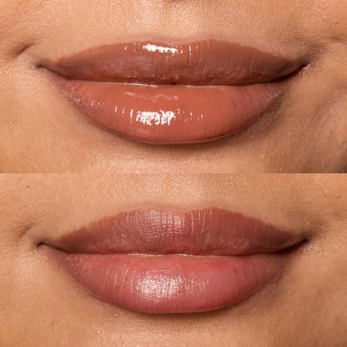 NYX Professional Makeup, LIP IV Gloss Serum Hidratante, Tono: Splash and Spice. Tinta de Labios hidratante con alto pigmento infusionado con agua de coco y magnesio. Fórmula vegana.