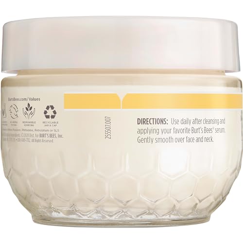 Burt's Bees Face Cream, Retinol Alternative, Firming & Moisturizing Facial Care, Fragrance Free, All Natural, 1.8 Ounce