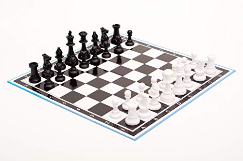 Juego de Mesa Ajedrez Profesional Novelty Corp en Blanco para Mejora de Agilidad Mental