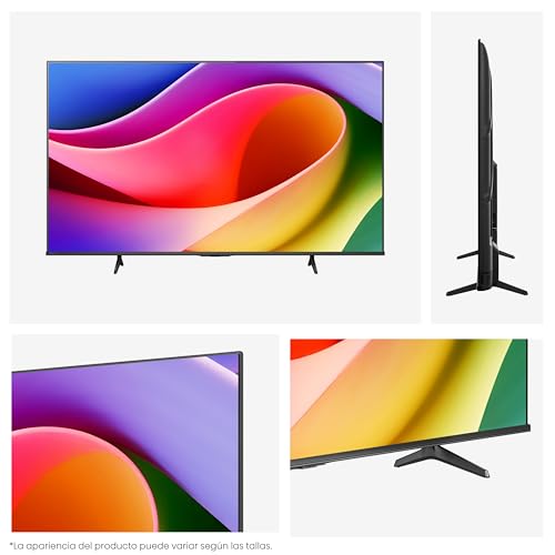 Hisense Television A5N Pantalla 65 Pulgadas, Smart Vidaa TV UHD 4K,Control Remoto por Voz con Alexa, Dolby Vision, Amplia Gama de Colores, Modo de Juego Plus, ALLM