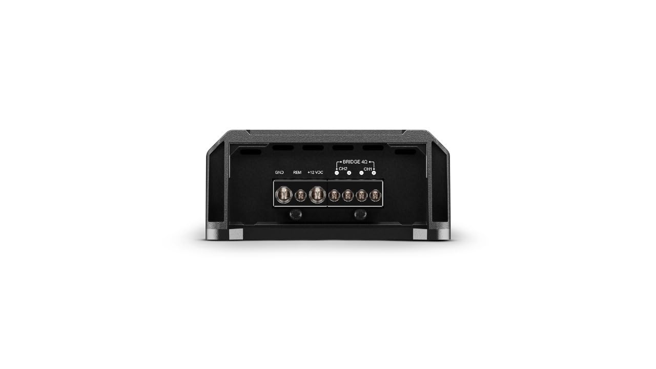 Amplificador de Rango Completo SounDigital Gris EVO5 400.2-2 Canales 400 Vatios RMS 4 Ohmios para Coche