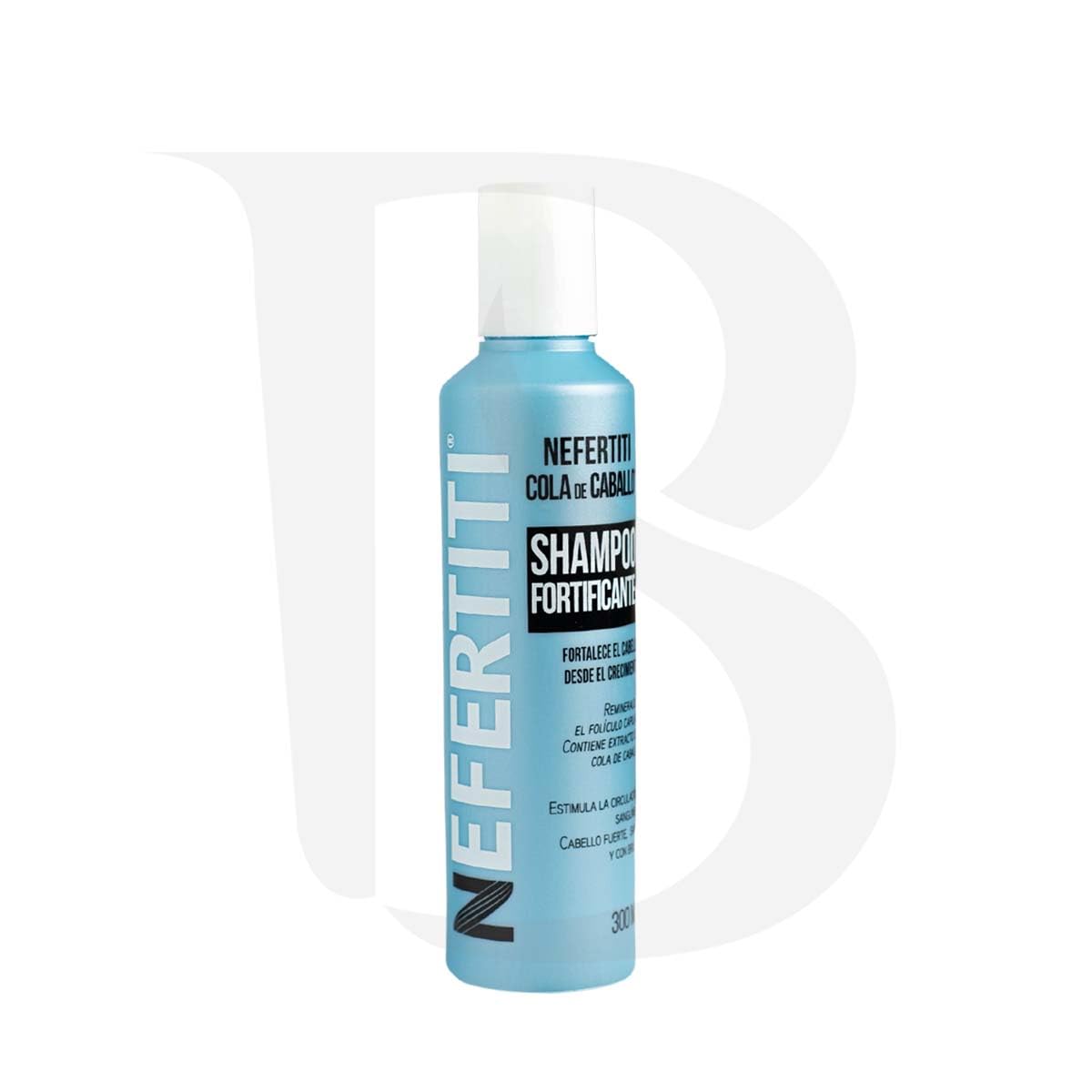 Shampoo Nefertiti Cola de Caballo con Keratina para Fortalecer y Estimular el Crecimiento del Cabello 300 ml
