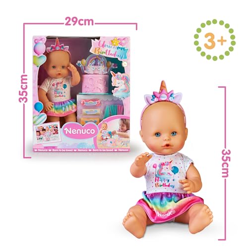 Muñeca Nenuco Unicornio Fiesta