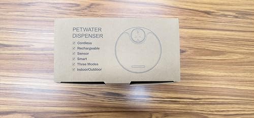 Fuente para Gatos sin Cable: Bebedero Gatos - 3.2L Fuente Gatos sin Cable - Fuente de Agua para Gatos - Fuente para Gatos con Sensor - Colócalo en Cualquier Lugar Que le Guste a tu Mascota - FOFNON