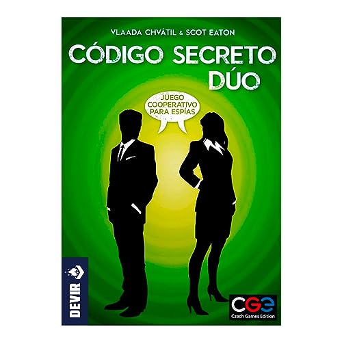 Devir - Código Secreto Dúo, Juego de mesa con Amigos, Juego para fiestas, para 2 Adultos (BGCOSED)