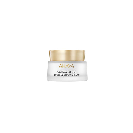Crema Hidratante AHAVA Time to Smooth con SPF20 para un Tono Uniforme y Control de Edad. Ideal para proteger la piel y mejorar su apariencia. ¡Pruébala hoy!