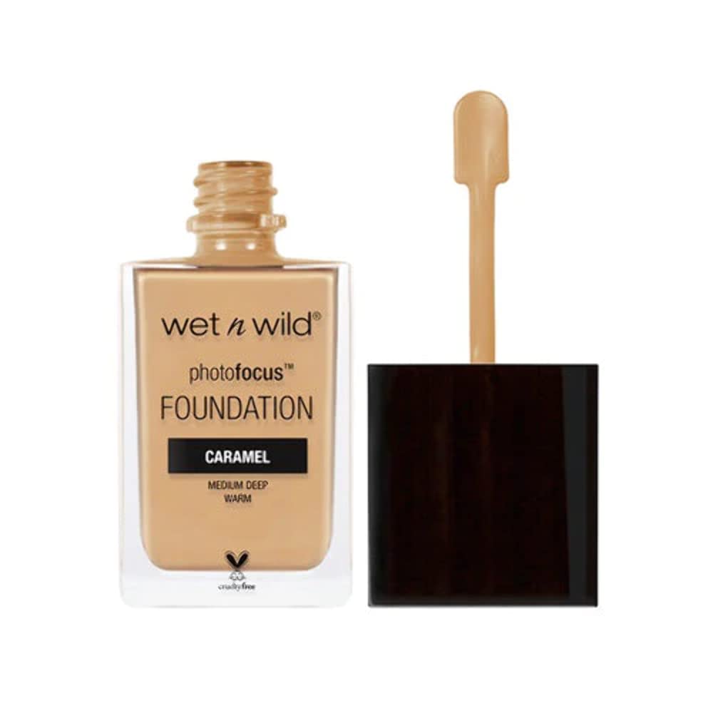 Wet n Wild - Base de maquillaje Photo Focus, color beige bronce, 1 onza líquida