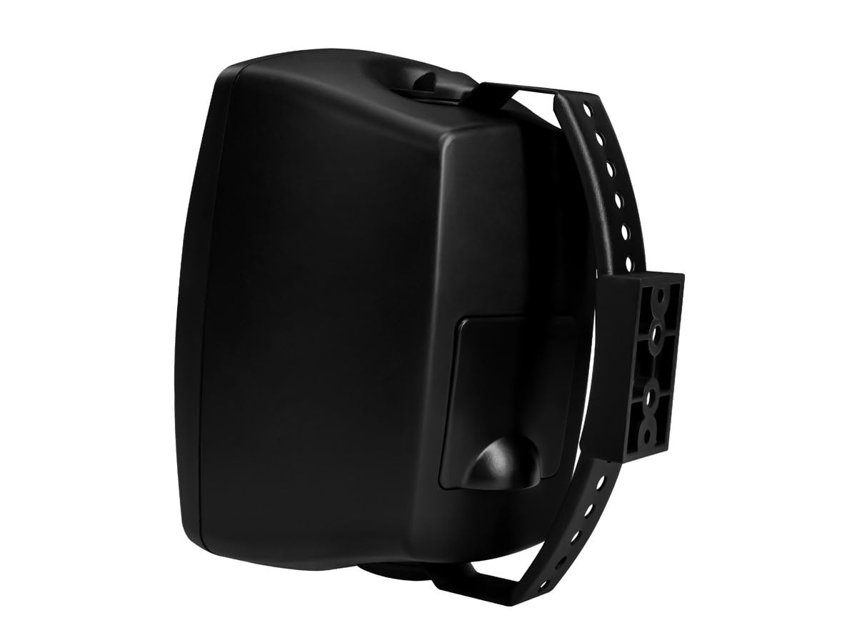 Monoprice WS-7B-42-B 4" Altavoz Impermeable de 2 vías de 70 V para Interiores y Exteriores, Negro Cada uno para Uso en Sistemas de Audio para Todo el hogar, restaurantes, Bares, Tiendas minoristas,