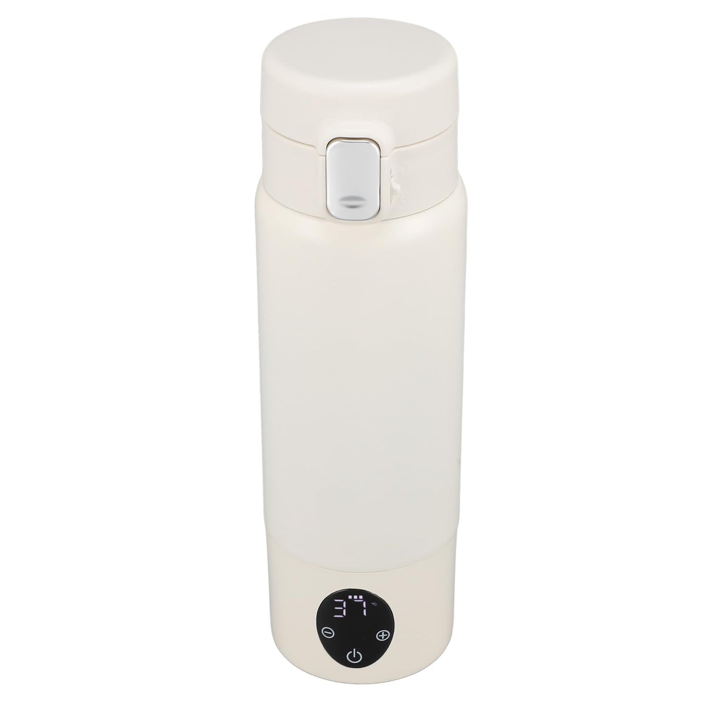 Calentador de Leche Portátil, Calentador de Biberones Portátil de Calentamiento Rápido de 300 Ml Calentador de Biberones Inalámbrico con Calefacción Ajustable de Acero Inoxidable