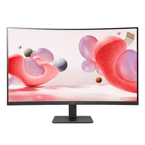 LG Monitor 32MR50C-B, PC Monitor 32" IPS Full HD (1920 x 1080), Refresh Rate 100 Hz, Response Time 5 ms, Modo de Lectura, Flicker Safe, AMD FreeSync