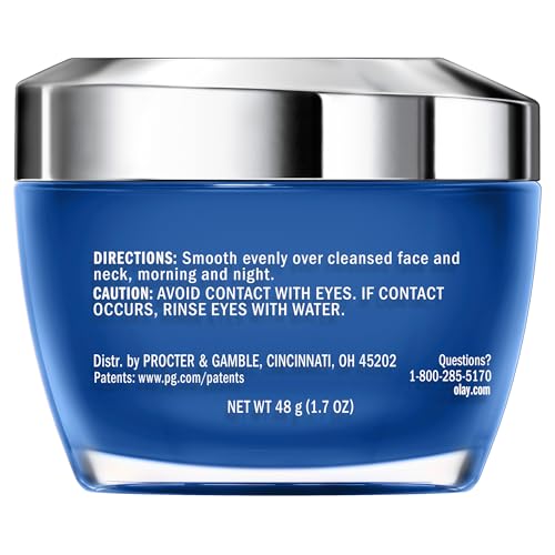 Olay Regenerist Hyaluronic Acid + Peptide 24 Gel Face Moisturizer for All Day Skin Hydration, Fragrance-Free, 1.7 oz with Niacinamide, includes Olay Whip Travel Size for Dry Skin