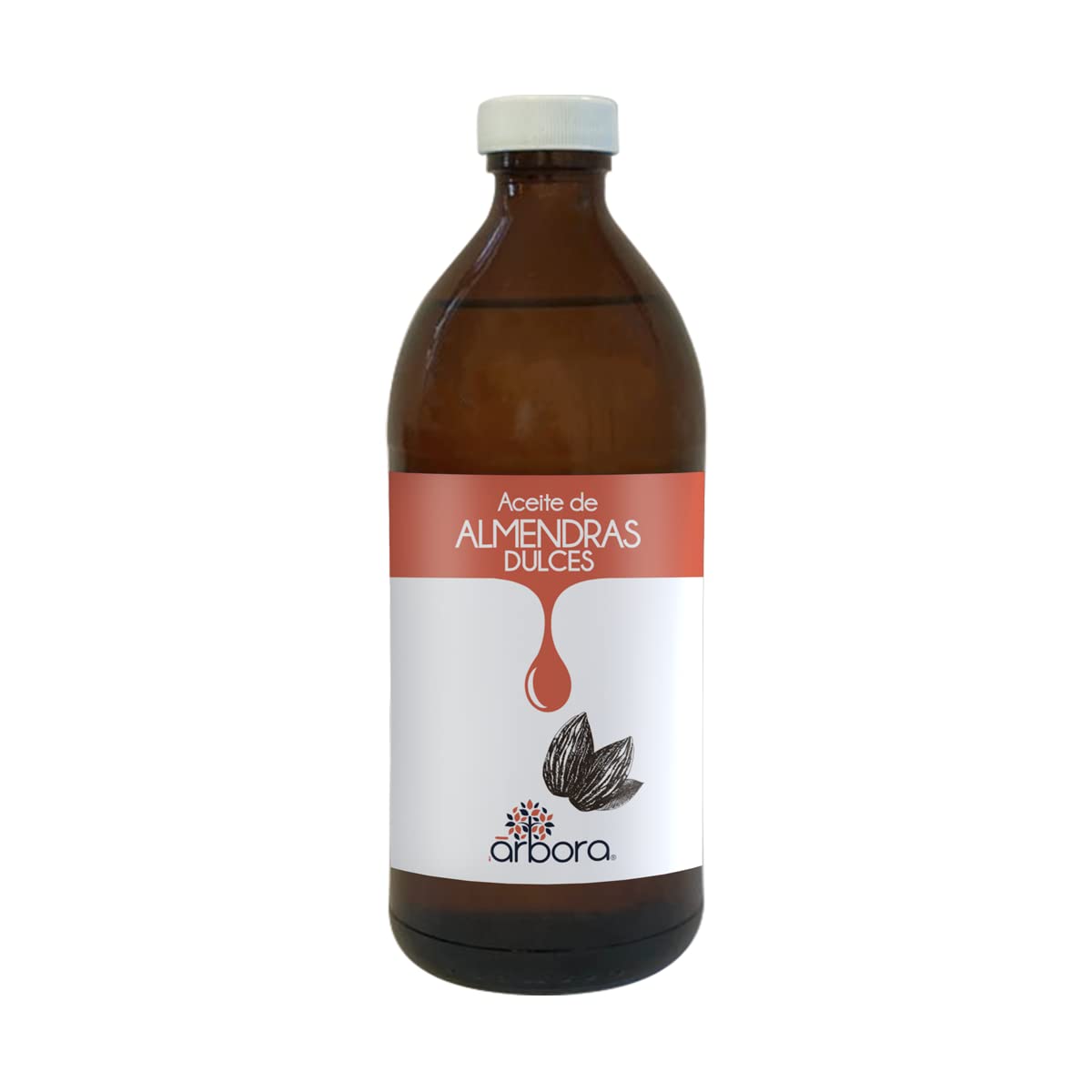 Aceite de Almendras ÁrBora Puro con Certificado de Composición de Omegas para Masaje y Mezclar con Aceites Esenciales