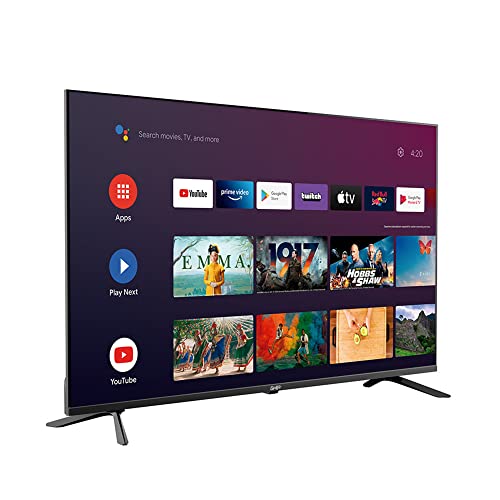 GHIA Smart TV 55" Pulgadas G55ATV22. Sistema operativo Android, Resolución 4K. Conectividad WiFi, 3 HDMI, 2 USB, RCA, Optico, Jack 3.5mm 60HZ