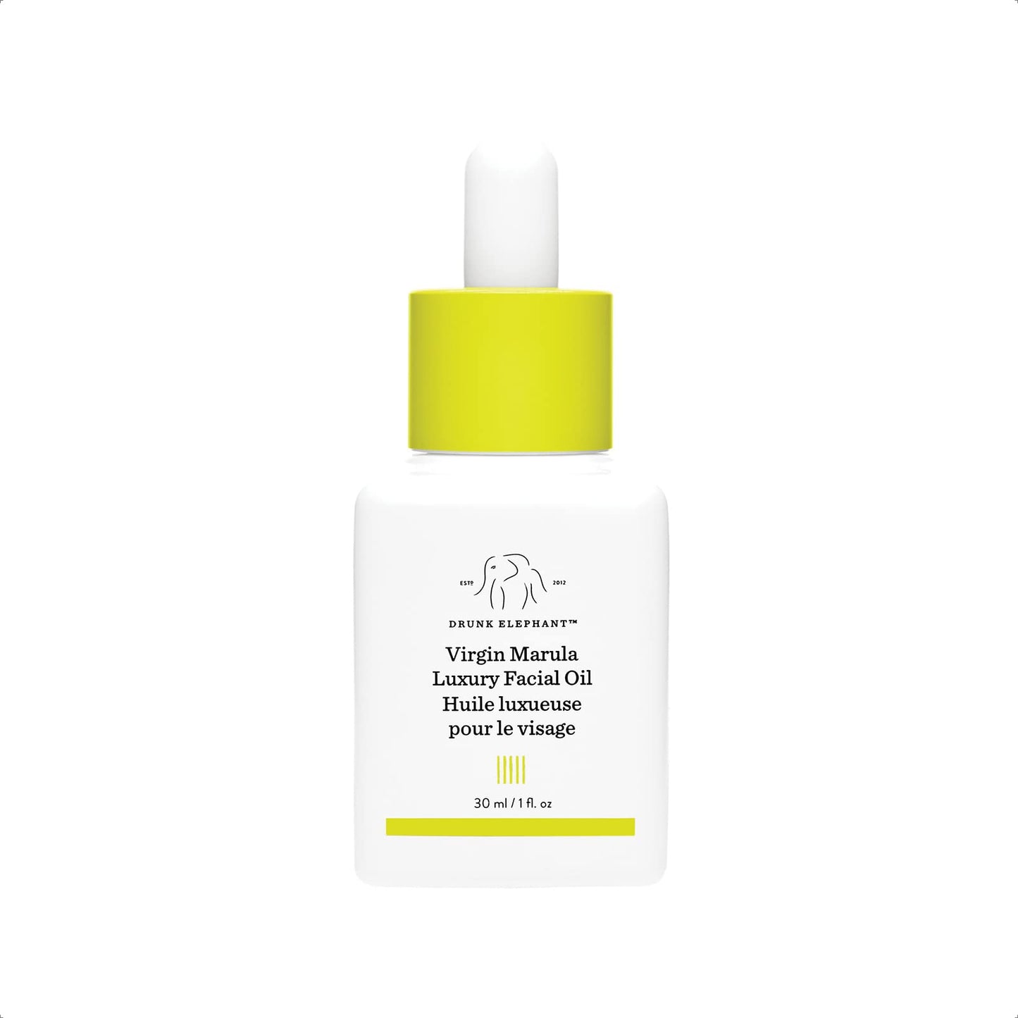Drunk Elephant dúo hidratante completo con gel de hidratación intensiva B-Hydra (50 ml) y aceite facial de lujo Virgin Marula (30 ml)
