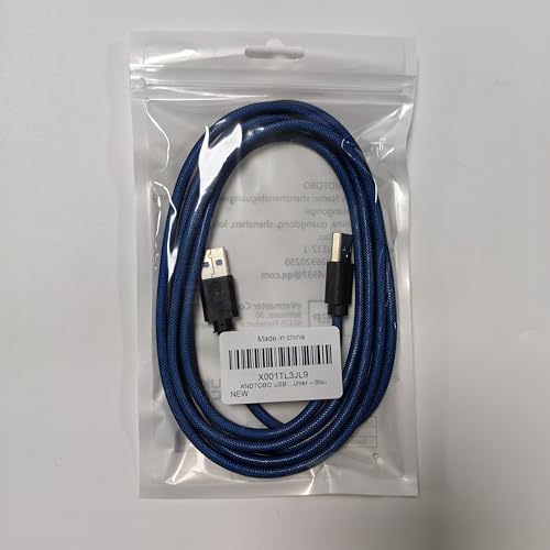 ANDTOBO Cable USB 3.0 Macho a Macho 2 Metro, Cable USB A a A Macho Cable USB de Doble Extremo Extensor de Alta Velocidad de Transferencia de Datos 5Gbps para Ordenador Portátil, Monitor - Azul