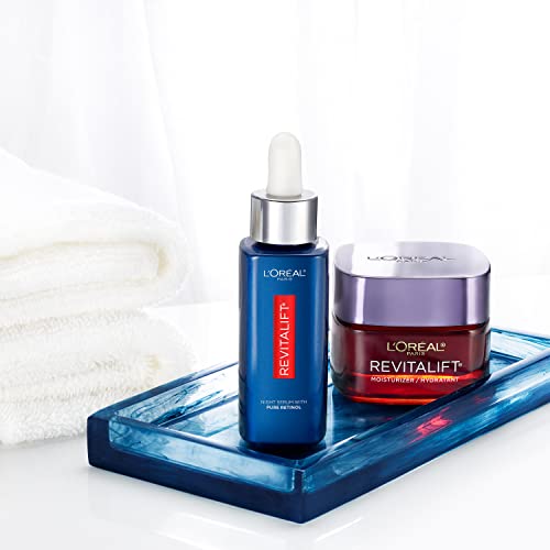 Face Moisturizer By L’Oreal Paris Skin Care I Revitalift Triple Power Fragrance Free Face Cream With Pro Retinol, Hyaluronic Acid & Vitamin C I 2.55 Oz