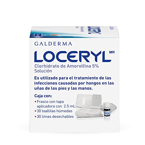 LOCERYL Laca Uñas Tratamiento Onicomicosis 2,5ml - Eficaz contra Hongos, Dermatofitos y Levaduras