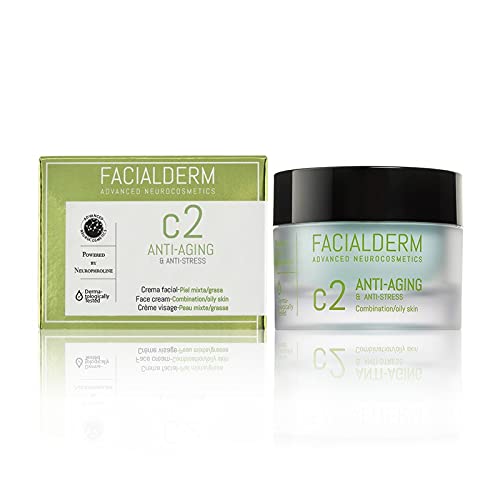 Crema Antiedad y Antiestrés Facialderm Piel Mixta y Grasa